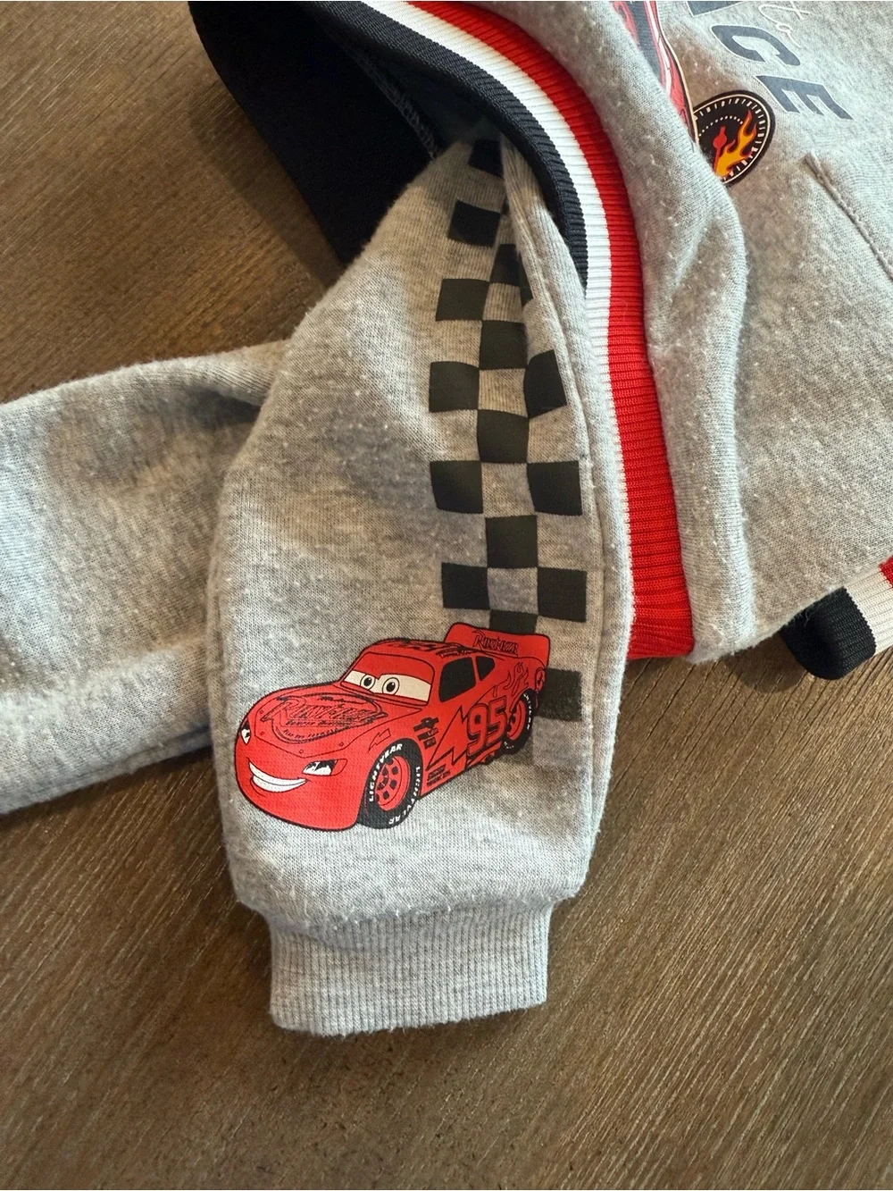 Disney Gray and Red Race Car Kids Matching Set